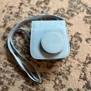 Powder blue instax camera case